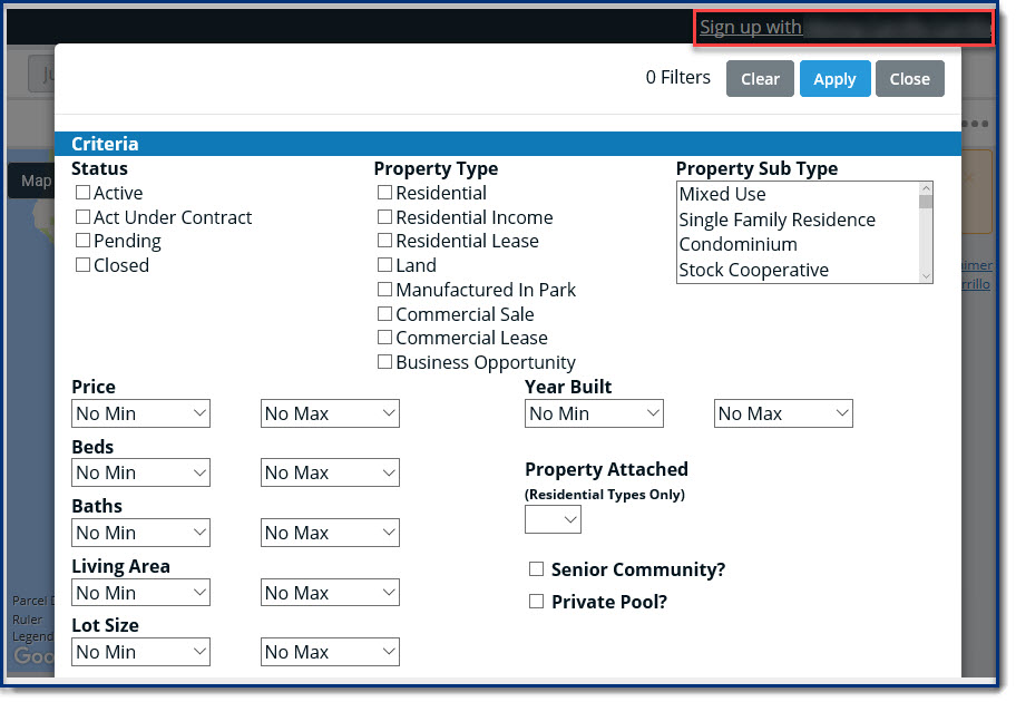 Matrix: How to Setup an IDX Frameable Link – CRMLS Knowledgebase